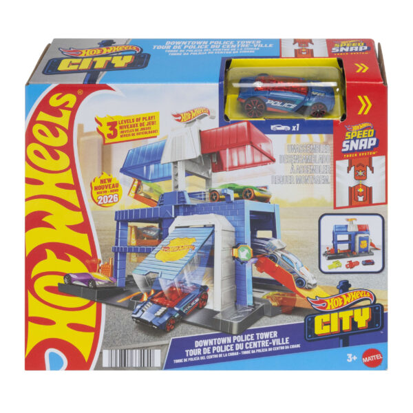 Hot Wheels City Centrum Politietoren