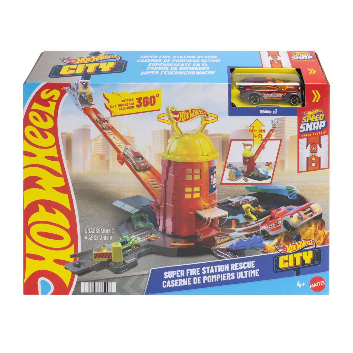 Hot Wheels City Superredding Brandweerkazerne Hot Wheels City Superredding Brandweerkazerne