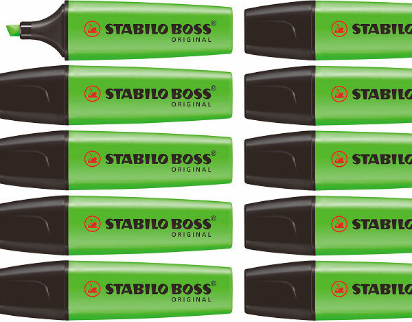 STABILO Boss Original groen 10 st