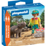 Playmobil DuoPack Ranger met neushoorn