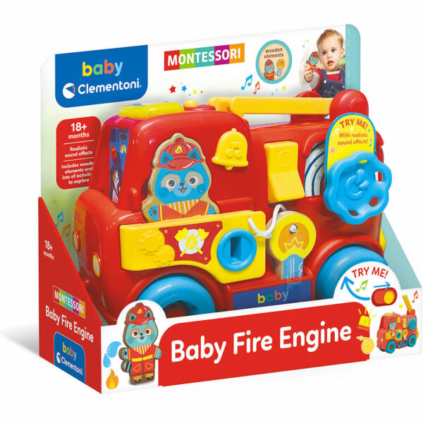 Clementoni Baby Montessori Brandweerwagen