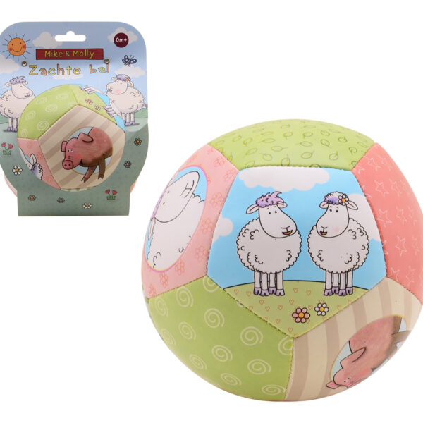 Mike en Molly - Zachte bal in zachte kleuren