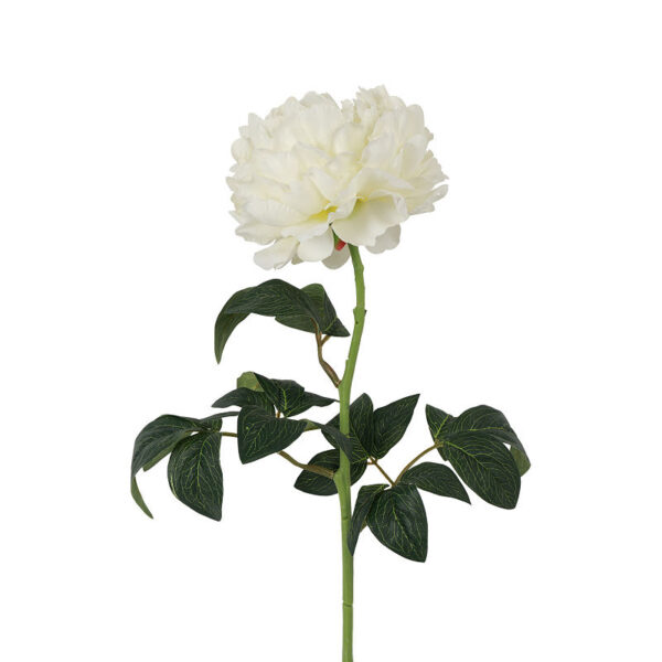 Countryfield Kunstbloem Paeonia Rosaline wit 5x14x44cm