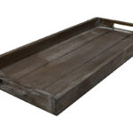 Countryfield Dienblad Claudina S bruin 21x48x3,5cm