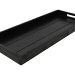 Countryfield Dienblad Claudina M zwart 24x60x4cm