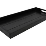 Countryfield Dienblad Claudina L zwart 30x70x4,5cm