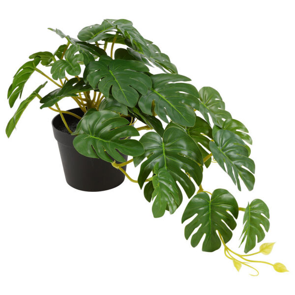 Countryfield Kunstplant hang Monstera groen 23x25x28cm