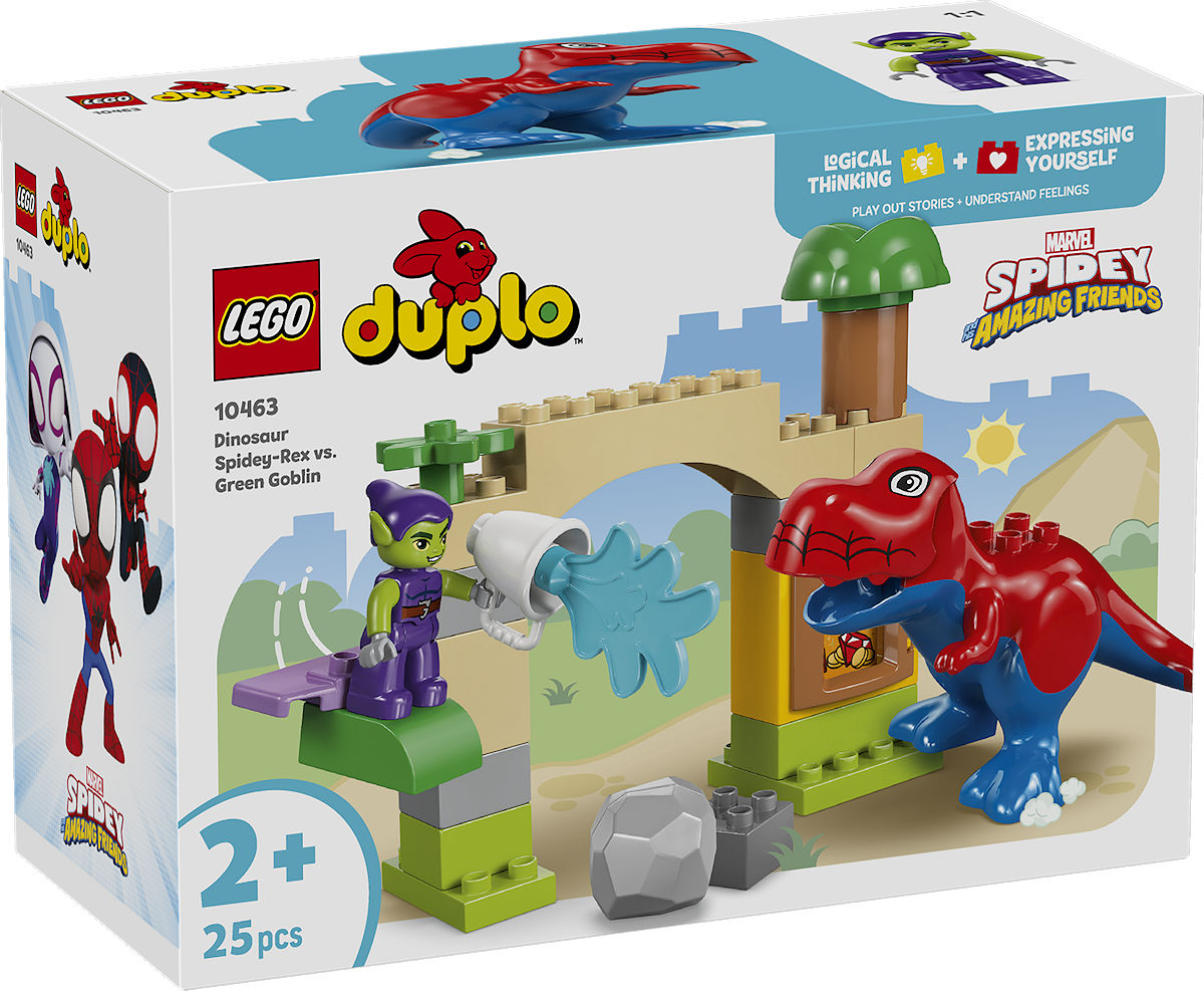DUPLO Disney Dinosaurus Spidey-Rex vs. Green Goblin DUPLO Disney Dinosaurus Spidey-Rex vs. Green Goblin