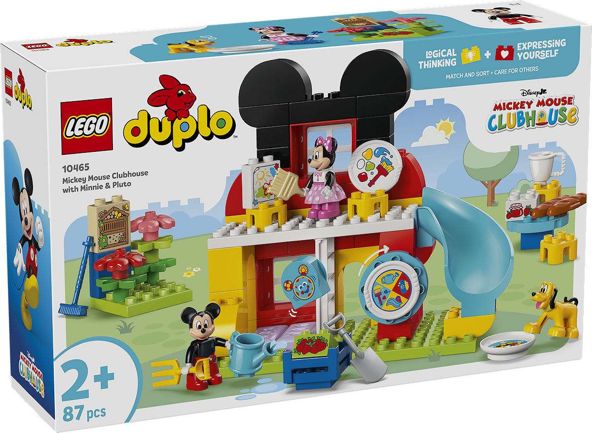 DUPLO Disney Mickey Mouse clubhuis met Minnie en Pluto DUPLO Disney Mickey Mouse clubhuis met Minnie en Pluto