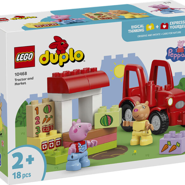 DUPLO Peppa Pig Tractor en marktkraam