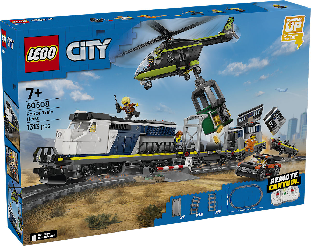 LEGO City Trains Overval op politietrein LEGO City Trains Overval op politietrein