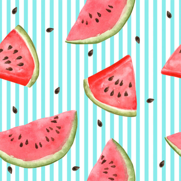 Duni 3-laags tissue Servetten Melon Lines 33x33cm