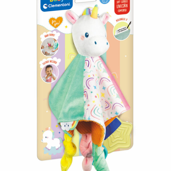Clementoni Baby Knuffeldoekje - Eenhoorn