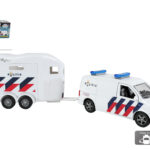 Kids Globe VW Transporter Politie paardentrailer NL 28,5cm