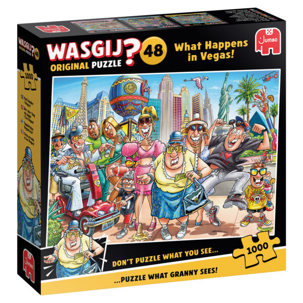 Puzzel 1000 st. Wasgij Original 48 - What Happens in Vegas!