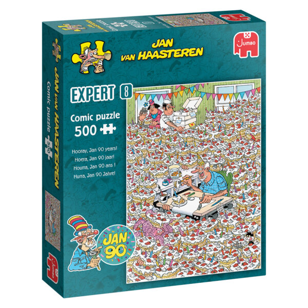 Puzzel 500 st. JvH Expert 8 - Hoera Jan 90 jaar!