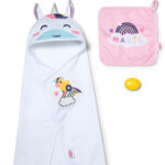 BABY born Badlaken met capuchon-set 36-43cm