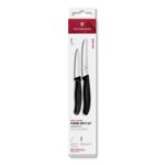 Victorinox Classic schilmes/tafelmes glad/kartel set - zwart