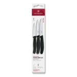 Victorinox Classic keukenset spits/kartel 3-dlg - zwart