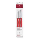 Victorinox Classic keukenset spits/kartel 3-dlg - rood