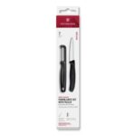Victorinox Classic set schilmes/I-dunschiller 2-dlg - zwart