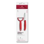 Victorinox Classic set schilmes/Y-dunschiller 2-dlg - rood