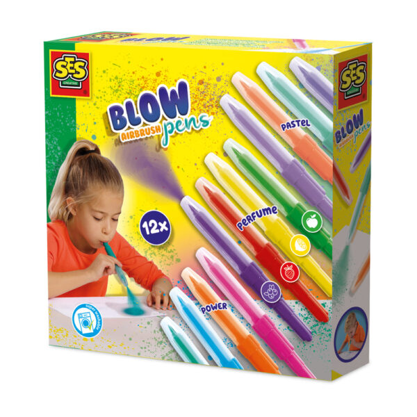 SES Blow airbrush pens - Power pastel en geur