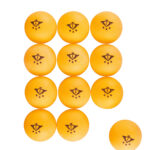Tafeltennis ballen 40mm oranje 12 stuks 3 ster