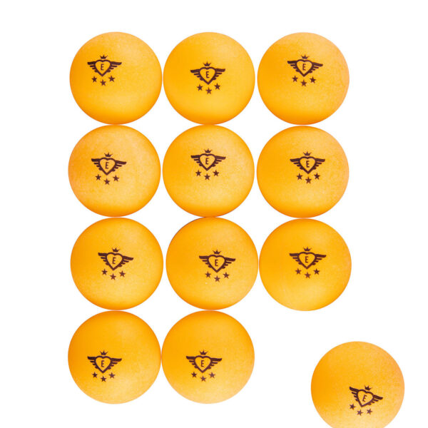 Tafeltennis ballen 40mm oranje 12 stuks 3 ster