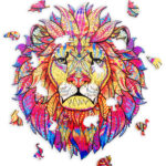 Houten Puzzel Mysterious A4 - Leeuw