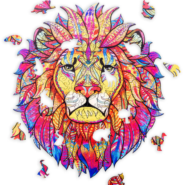 Houten Puzzel Mysterious A4 - Leeuw