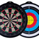 Longfield Dubbelzijdig magnetisch dartboard incl. 6 pijlen