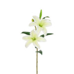Countryfield Kunstbloem Lilium oriental wit 10x10x61cm