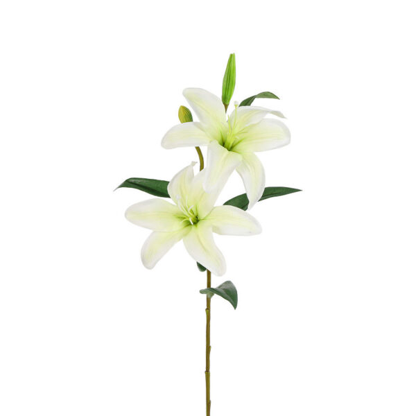 Countryfield Kunstbloem Lilium oriental wit 10x10x61cm