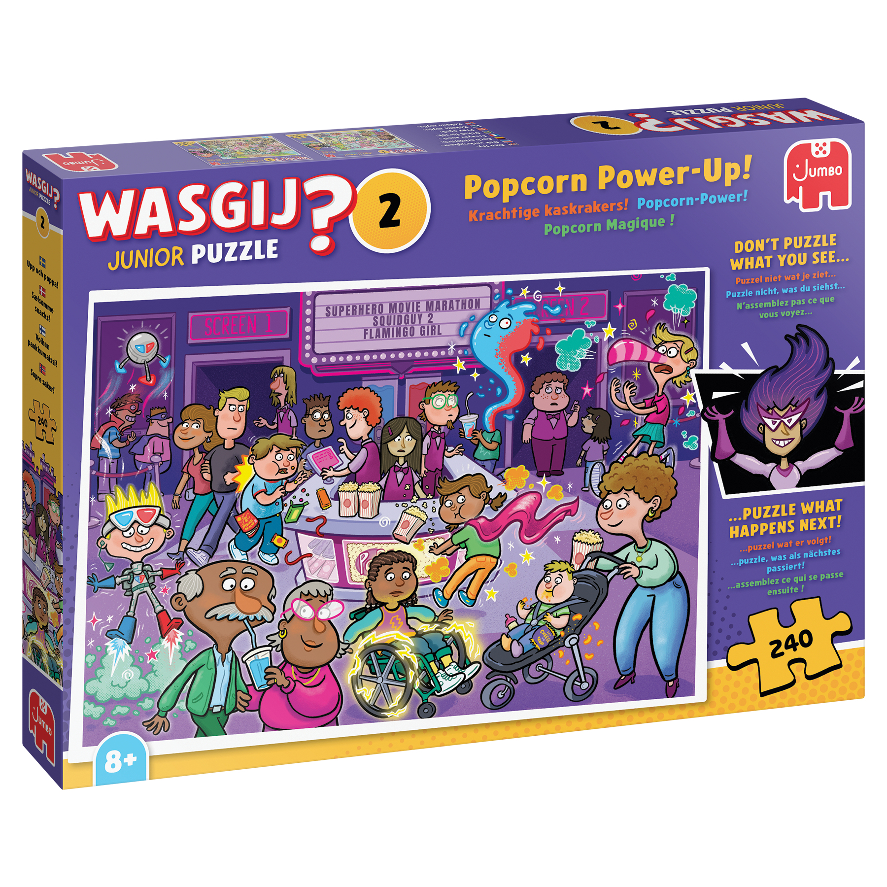 Puzzel 240 st. Wasgij Junior 2 - Krachtige kaskrakers! Puzzel 240 st. Wasgij Junior 2 - Krachtige kaskrakers!