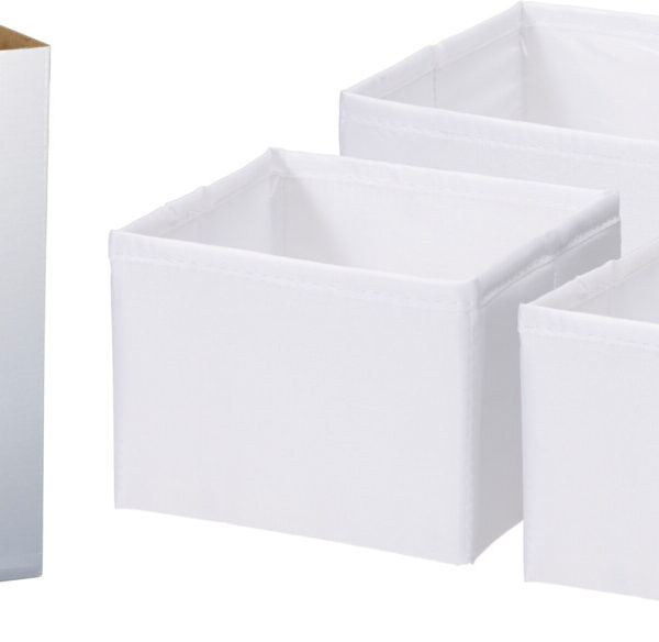 Organiser set 3 manden - wit