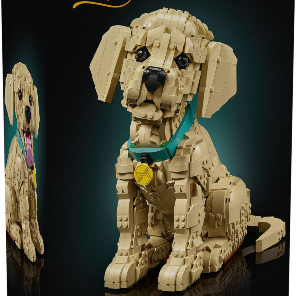 LEGO Icons Golden retriever puppy