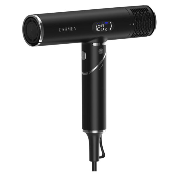 Carmen CHD1640B Föhn - HD LED Display - Inklapbaar