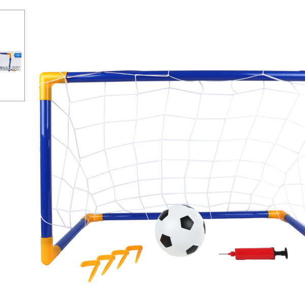 Gametime voetbaldoel met bal en pomp 79x50x43cm