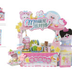 Kawaii knutselkraampje dierenfeest roze 15,5cm