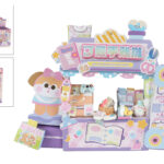 Kawaii knutselkraampje speelgoed paars 15,5cm