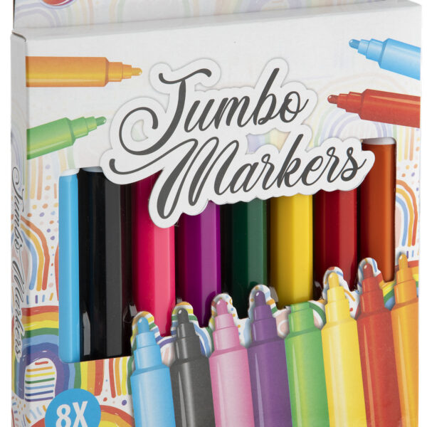 Moxy Jumbo Viltstiften 8 stuks