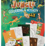 Moxy Kleur en activiteitenboek jungle A4 - 64 vellen