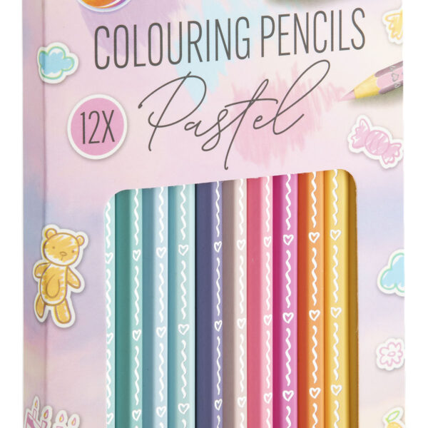 Moxy Pastel kleurpotlodenset 12 stuks