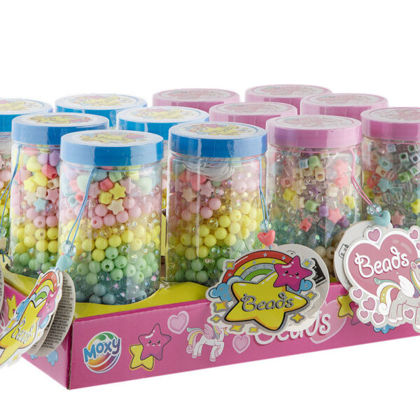 Moxy Kralen kralenset in koker 200gr