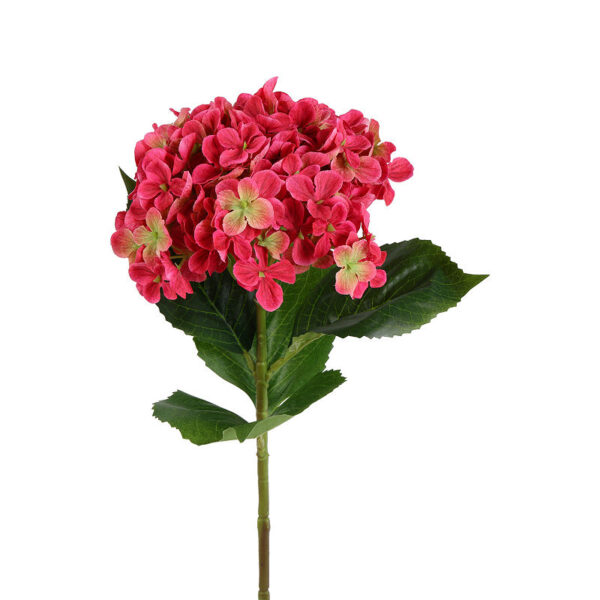 Countryfield Kunstbloem Hydrangea L fuchsia 12x12x67cm