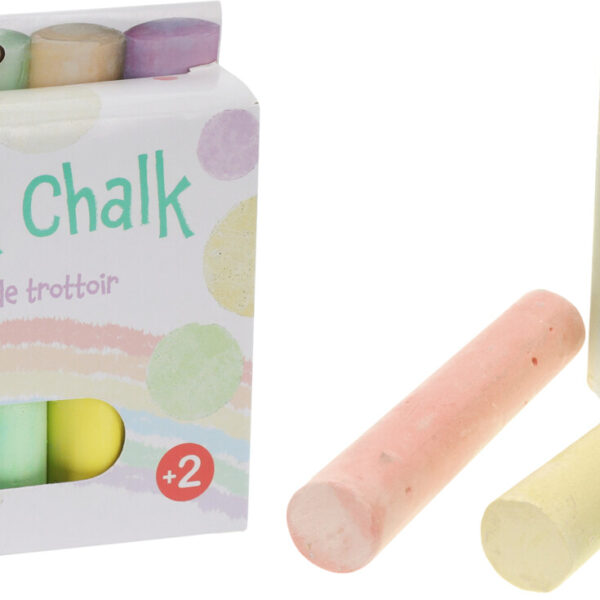 Stoepkrijt Jumbo 10cm set 6 stuks