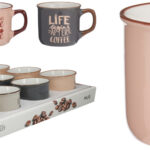 Beker aardewerk Coffee 160ml assori