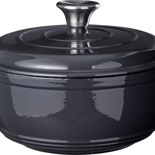 Braadpan Gietijzer 22cm - grijs