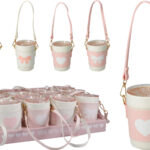 Thermobeker aardewerk 420ml met deksel en draagriem